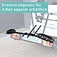 FISCHER Kupplungs-Fahrradträger SmartLine Black, für 2 Fahrräder bis 50 kg Nutzlast, für Anhängerkupplung, abklappbar, teilmontiert, mit integriertem Rahmenschutz