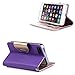 ProCase iPhone SE 2022/2020 iPhone 8/7 Wallet Case for Women, Stylish Folio Flip Card Case Stand Cover with Hand Strap Kickstand and Card Holder for iPhone SE 3/2 iPhone 8/7 -Purple