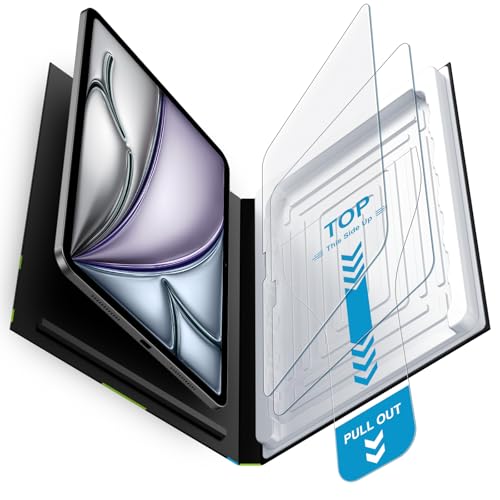 Mothca 2 Pack Matte Glass Screen Protector for iPad Air 11 M4 (2026) / M3 (2025) / M2 (2024) with Quick Installation Tray Anti-Glare & Anti-Fingerprint Tempered Glass Case Friendly Smooth as Silk