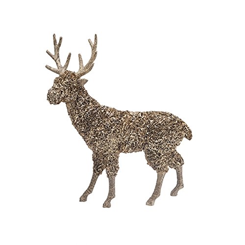 Renne deco papier recycle SIA Festive figurine de noel table