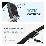 Smart Health Wristband, Wearable Activity & Fitness Tracker, 120+ Sports Modes, All-Day Continuous Monitoring, Heart Rate Tracking, Improve Sleep, Stress, Wellness, 2 Pack Bands, with Free APP - Image 5
