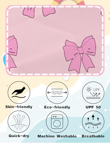 Toddler Swimsuit Girl Long Sleeve Baby Girls Bathing Suit One Piece Zipper Rash Guard UPF 504