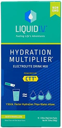 Liquid I.V. Watermelon Flavored Hydration Multiplier Electrolyte ...