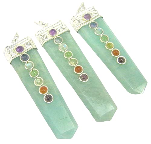 Aventurine Verte pierre précieuse chakra pour pendentif cristal
