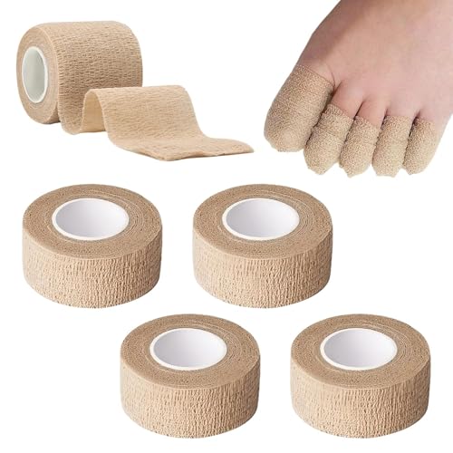 4PCS Fungal Nail Bandage for Toenail & Finger Self - Adhesive Bandage Solve Ointment Mess Breathable & Skin - Friendly Conforms to Body Contours