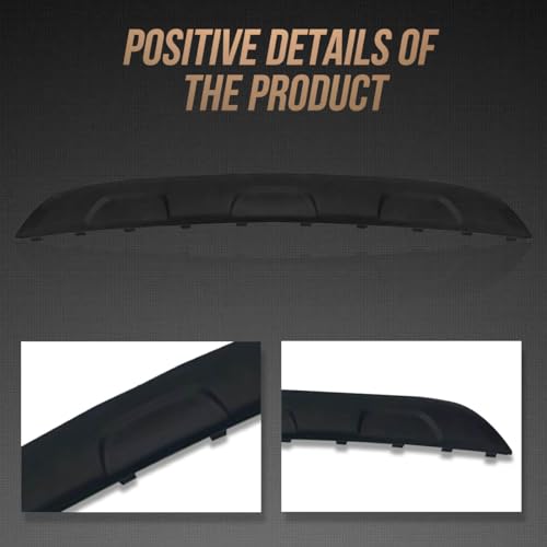 Image of Rear Lower Valance Panel Compatible with TRAX 2017 2018 2019 2020 Rear Bumper Lower Skid Plate