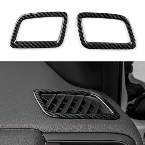 Image of Car Air Vent Outlet Decals for Honda CRV 2017 2018 2019 2020 2021 2022 Accessories CR-V ABS Carbon Fiber Interior Stickers