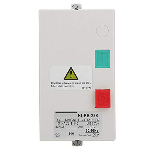 Arrancador magnético, motor de control de tipo de arranque directo manual irreversible Arrancador magnético 380V 50/60Hz, con relé de protección contra sobrecarga térmica(17-24A)