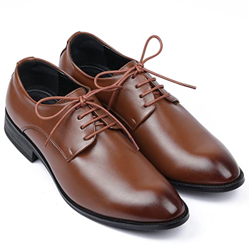 Image of Handshop 3 Pairs Dress Shoe Laces | 3 /32 inch Thin Round Waxed Shoelaces | Polished waxed sheen, tightly woven cotton, secure tie, for oxfords, derbies and chukka boots, 23 inch-63 inch sizes and 15 colors
