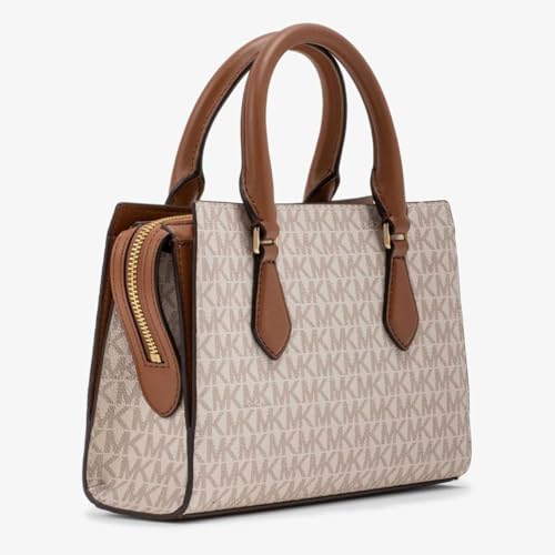 Image of Michael Kors Sheila Non-Leather Vegan Satchel