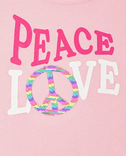 The Children's Place Girls Side Ruched Graphic Top2