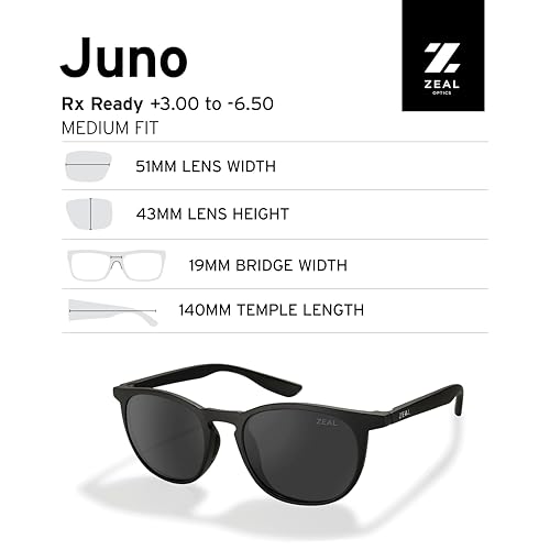 Zeal Optics Juno Plant-based Round Polarized Sunglasses for Men & Women4