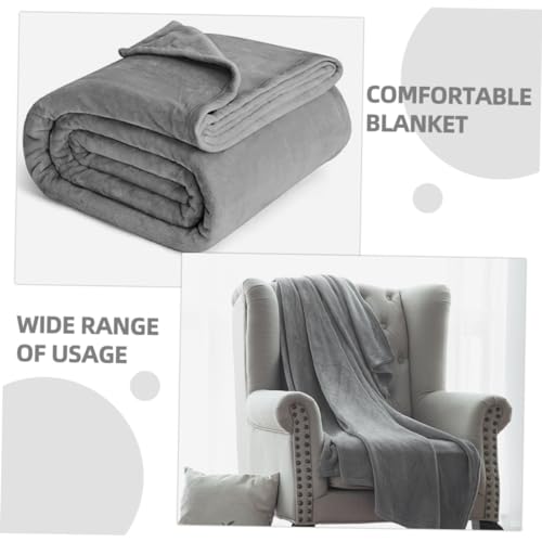 Couverture flanelle lavable chaude et confortable pour bureau - 5