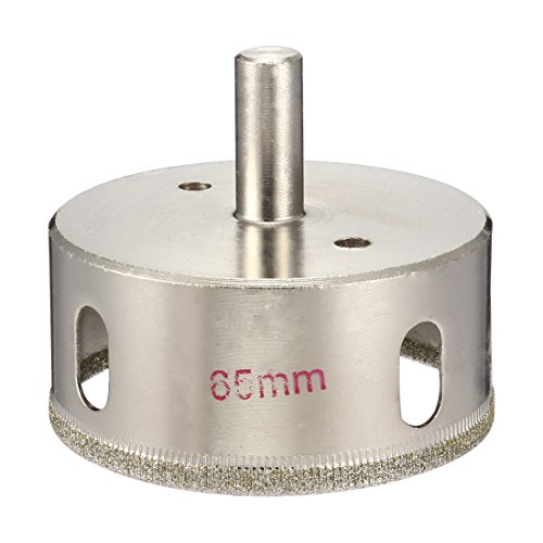 Sourcingmap 65mm Diamond Coated Glass Hole Saw Drill Bits for Ceramic Tile Marble Rock Porcelain Bottles Pots Brick - Image 4