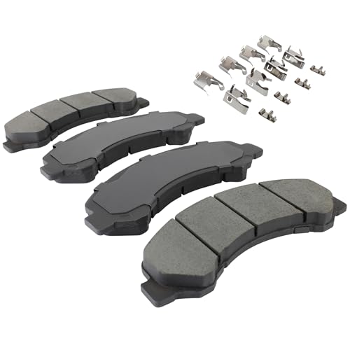 Image of QUALITY-BUILT Front Semi-Metallic Brake Pads, Premium 1001-0826M, Compatible with 1997-1998 Chevrolet W4500 Tiltmaster