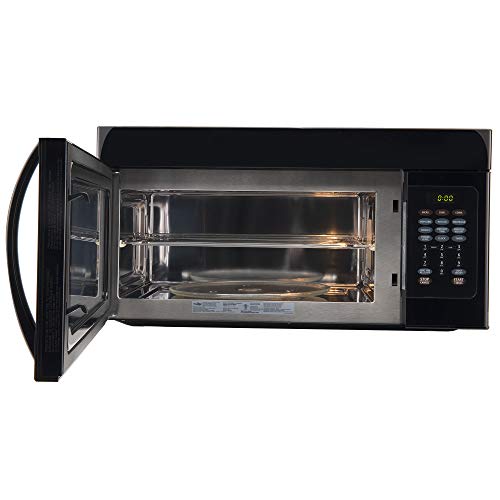 RecPro RV Microwave Over the Range 30" Convection Oven Black Finish