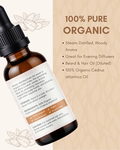 Aceite Esencial de Cedro Orgánico USDA 60 ml miniatura 4