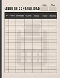  LIBRO DE CONTABILIDAD: CUADERNO DE CONTABILIDAD BÁSICA  LIBRO DE CAJA  REGISTRO Y GESTIÓN DE FINANZAS SENCILLO Y PRÁCTICO.
