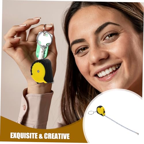 Cinta métrica mini retráctil 12 pcs con llavero miniatura 5