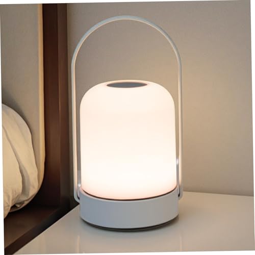 Lampe de chevet à intensité variable tactile LED rechargeable blanche