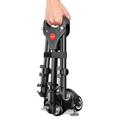 Neewer Dolly Trépied Robuste Support à roulettes avec 7,6cm Roues en Caoutchouc, Pieds Réglables et Sac pour Trépied Supports de Lumière dans Photo Vidéo, Charge Admissible 22,7kg