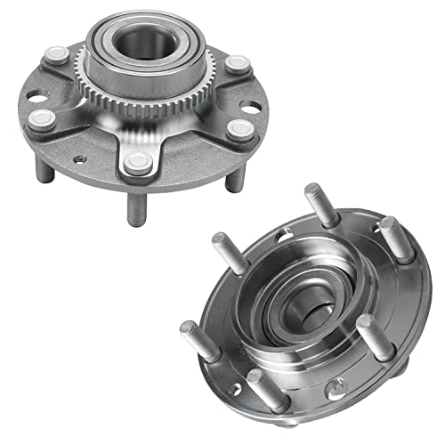 Image of Detroit Axle - Piar Rear Wheel Bearing and Hubs Assembly with 6-Lug for Hyundai Entourage 2007 2008 & Kia Sedona 2006-2012 2014 2015, w /ABS