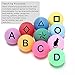 meizhouer Ping Pong Balls 50 Pack: Colored 3 Star 40mm Table Tennis Balls for Outdoor Training Yard Party Kids Game Cat Dog Ferret Toys (Pack of 50 Colored)