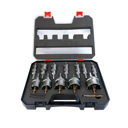Set de 12 brocas sierra de carburo 16-50 mm miniatura 1