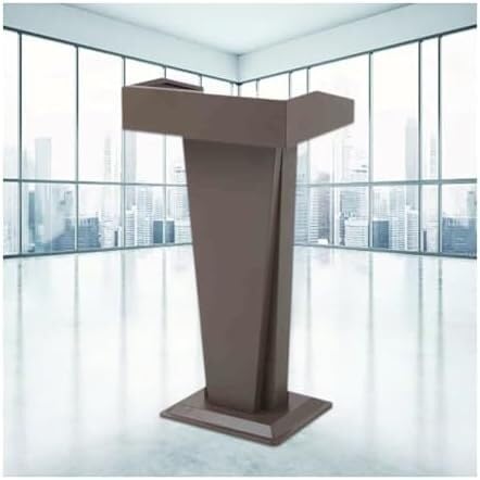 Prezentacja premium podium nowoczesna wielofunkcyjna mównica do klasy, regulowany, stojący, podium, wysokiej klasy stojak głośnikowy (kawowy regularny)