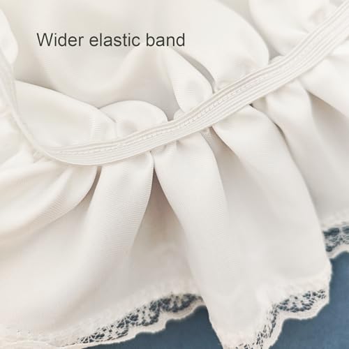 White Mob Cap Night Cap Bonnets for Women Grandma Costume Colonial Costume Lace Night Hat Accessories for Girls and Women4