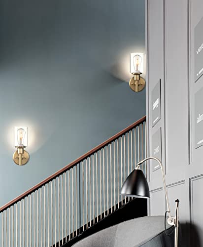 Phansthy Industrial Wall Sconce Antique Bronze Single Sconce Bathroom Light Fixture With 3.94 Inches Handmade Light Shade (Antique Bronze) #TOP4