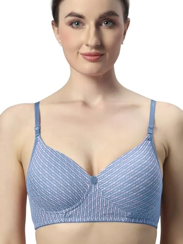 Image of Sonari Maggi Women's Lightly Padded Seamless Soft Cup Wireless Medium Coverage Comfortable T-Shirt Bras