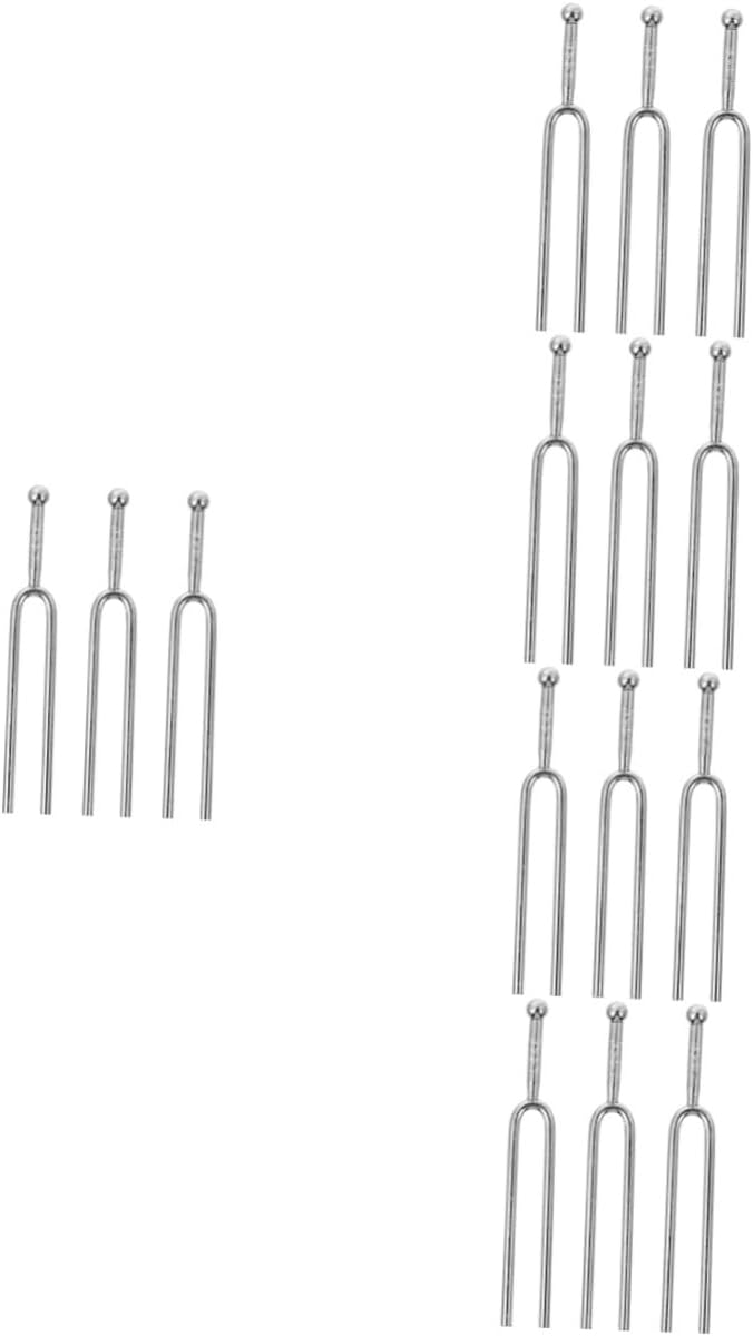 SUPVOX 15 pcs tuning fork specialty tools bass tuner violin tuner guitar tuner tone tuners sound fork Simple A Tone Tuner Music Tune Forks Music Instrument Tune Forks a440 Metal dedicated