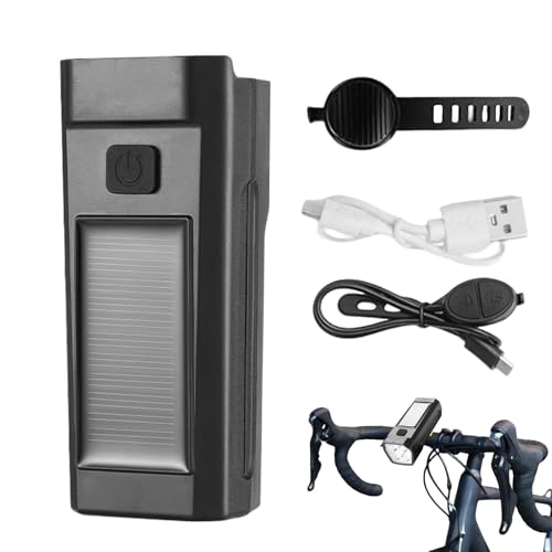 Éclairage vélo pour randonnée anti-panne de batterie avec klaxon