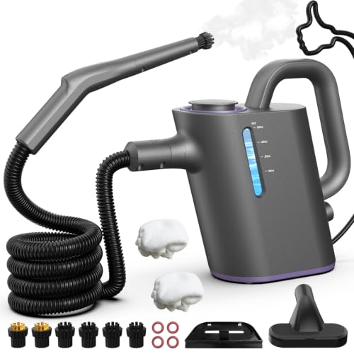 Vaporeta de Mano 15S Calentamiento Rápido, 550 ml Depósito Steam Cleaner