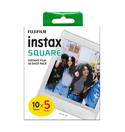 Fujifilm instax Square marco blanco, película instantánea, 5 x
