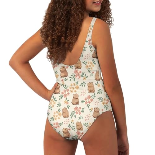 One Piece Swimsuit for Girls Kawaii Bathing Suits for Little Girls Cute Beach Swimwear4