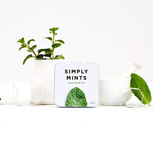 image for Simply Gum SIMPLY Mints | Peppermint Breath Mints | Pack of One (30 Pi