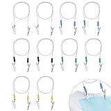 Goktvai 10pz Clip Porta Tovaglioli Dentale, 58cm Fermagli Bavaglini Dentali con Catena Dentista Riutilizzabili Porta Bavaglini con Catena al Collo per Ristorante Cucina Tovaglioli e Mascherina