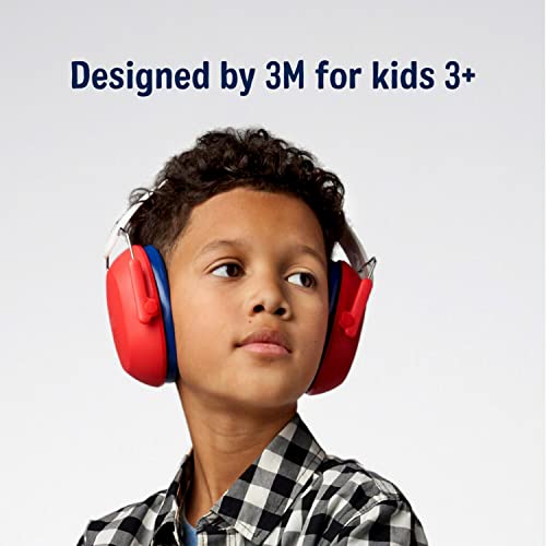 3M Proteção auditiva infantil, vermelha