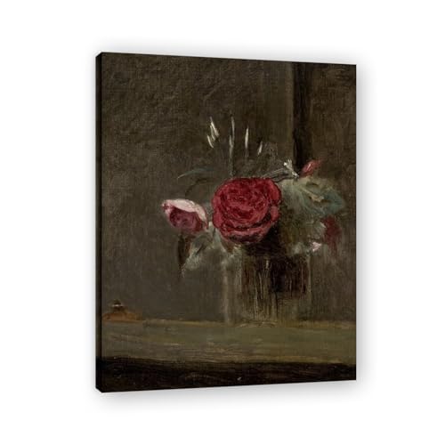 Roses Dans Un Verre Tableau Paysage Français Rompre Monotonie Murs