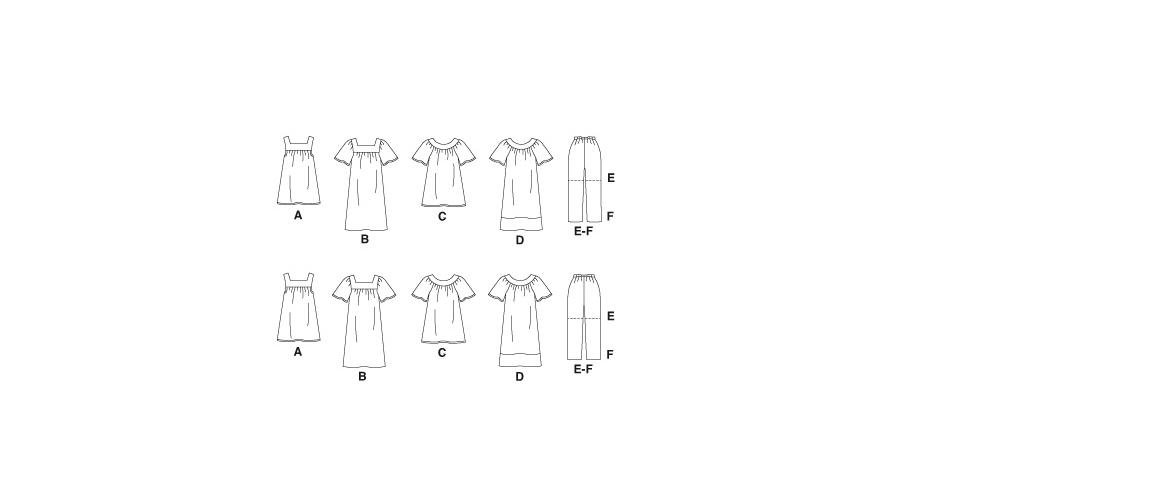 McCall's Patterns M5640 Women's Tops, Dresses, Shorts and Capri Pants, Size RR (18W-20W-22W-24W)