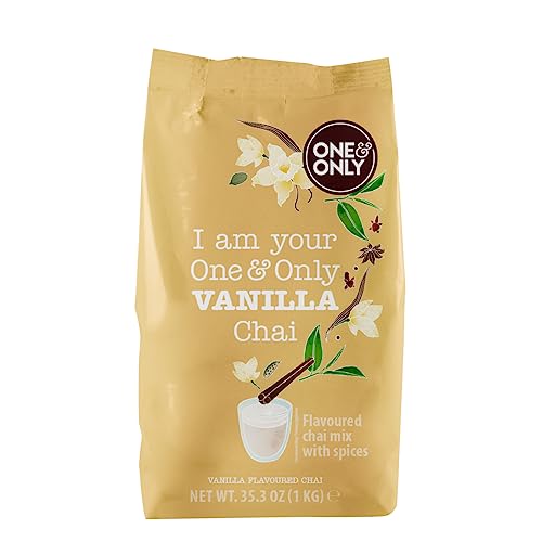 One&Only Chai Powder Vanilla 1 kg - Süße Würze von Zimt, abgerundet mit einer feinen Vanillenote, ein Hauch Indiens
