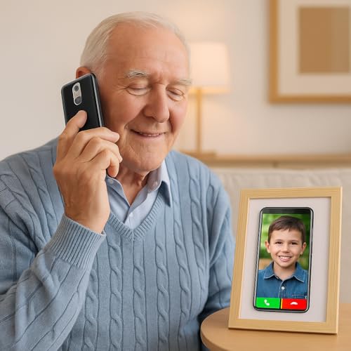 Artfone Smart_500 Smartphone für ältere Menschen, 4G, Senior, SOS-Taste, große Symbole, Ladestation, einfacher Modus, hohe Lautstärke, Akku 2550 mAh (SMART-500-2025)