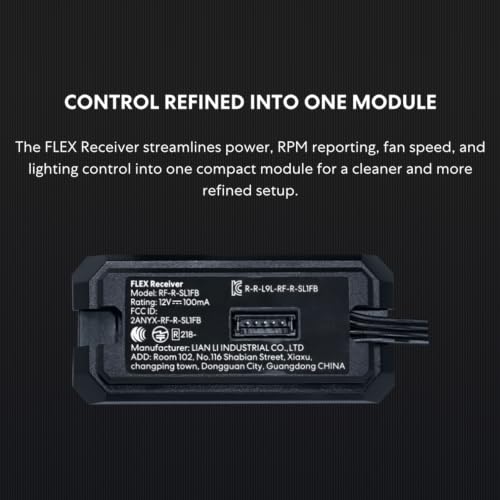 Image of Lian Li UNI Fan SL Flex 120mm ARGB Fan, 3 Pack, Controller Included