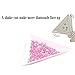 BCQLI 20pcs White Triangle Bead Sorting Trays, Magical Tray for Rhinestones for Flipping Flatback Rhinestones
