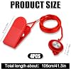 XIHIRCD Universal Treadmill Magnet Safety Key, Magnetic Safety Switch Round Treadmill Safety Key Replacement Treadmill Emergency Stop Magnet for Treadmills Running Machines