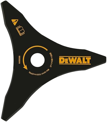 DEWALT DEWDT20653QZ Desbrozadora Tri-Cuchilla, Amarillo