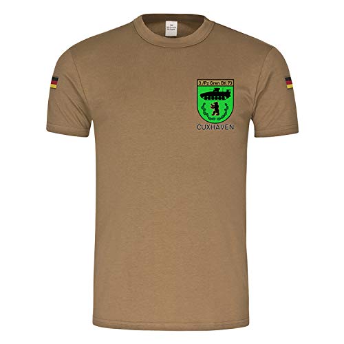 T-shirt tropical PzGrenBtl 73 vert vêtement militaire grande taille 3XL