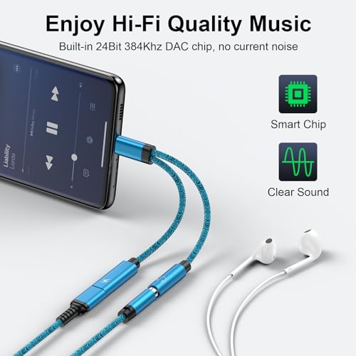 Adaptateur USB C vers Jack 3.5mm JZG audio haute résolution sans perte - 4